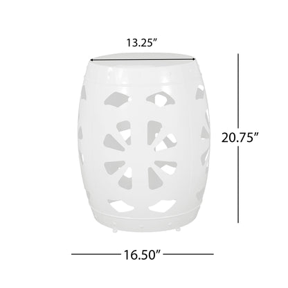 Large Metal End Table