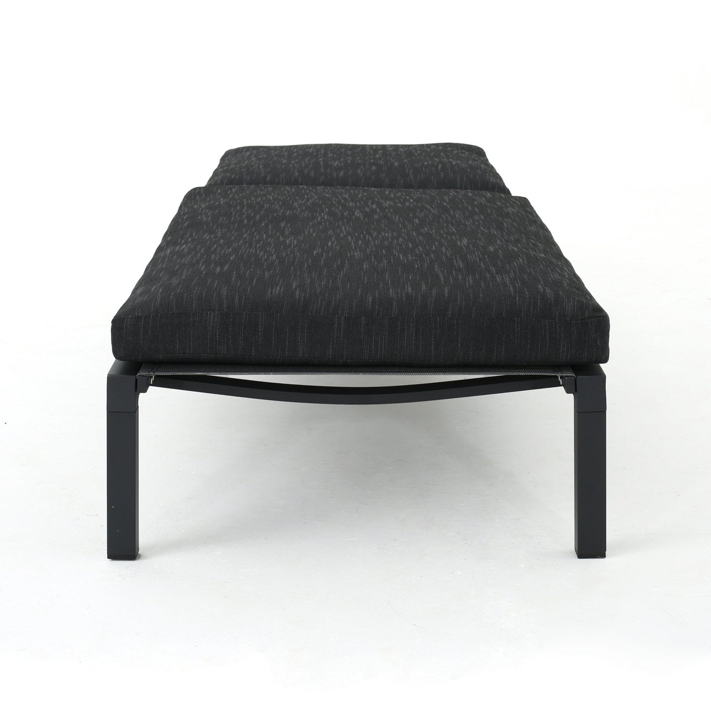 Modern Chaise Lounge With Wate Resistant Fabric Cushions