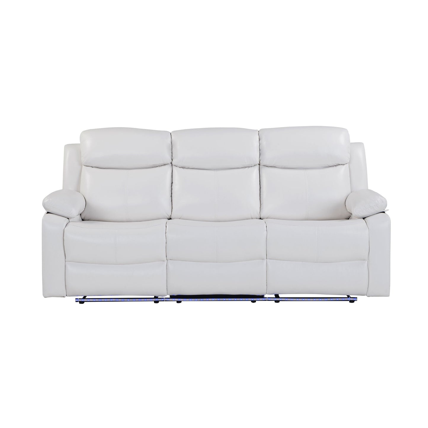 Blanche - Reclining Set With LED Lights With Pillow Top Arms