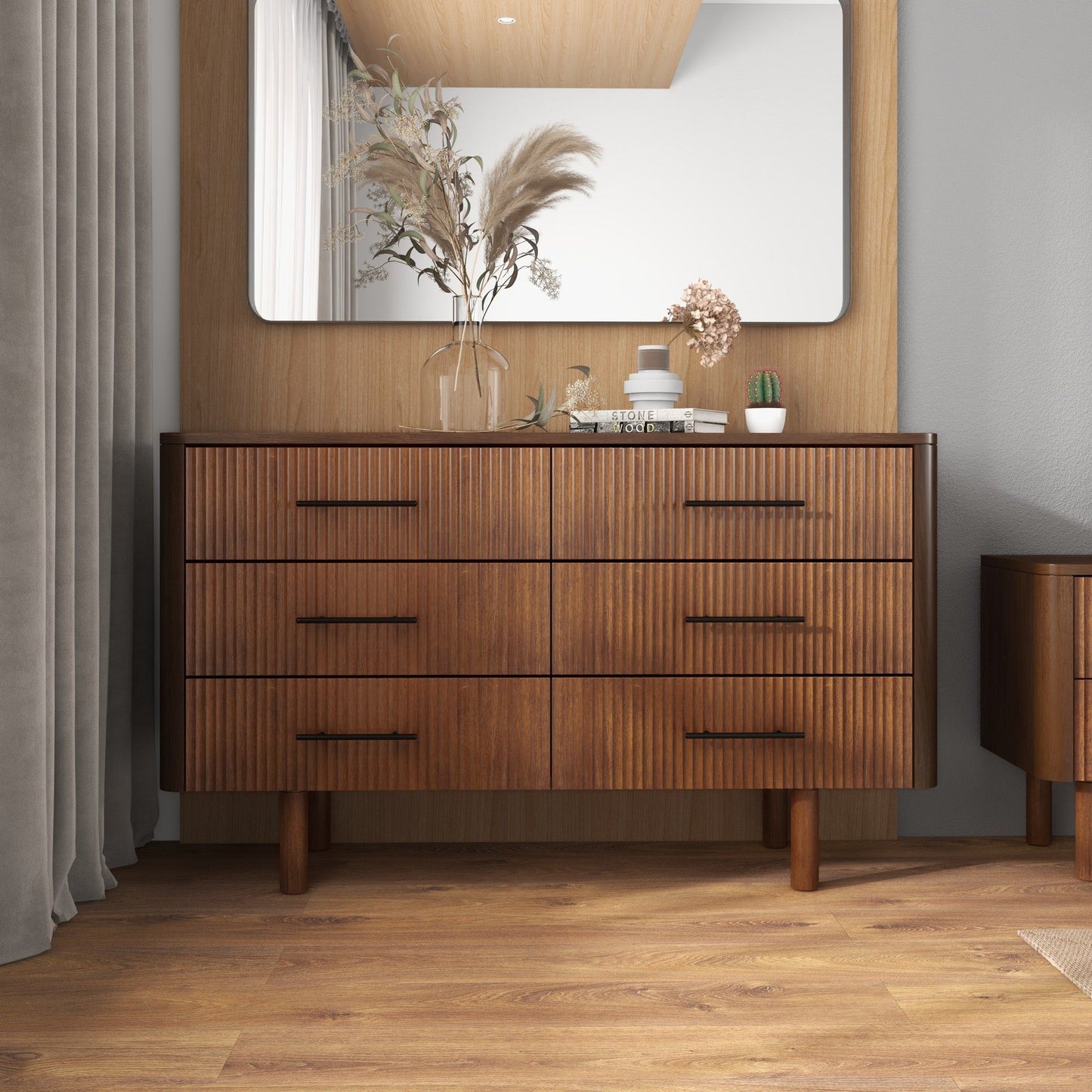 Logan - Dresser With 6 Drawers - Brown