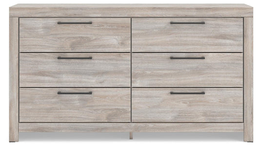 Broachmyn - Six Drawer Dresser - Gray - Wood