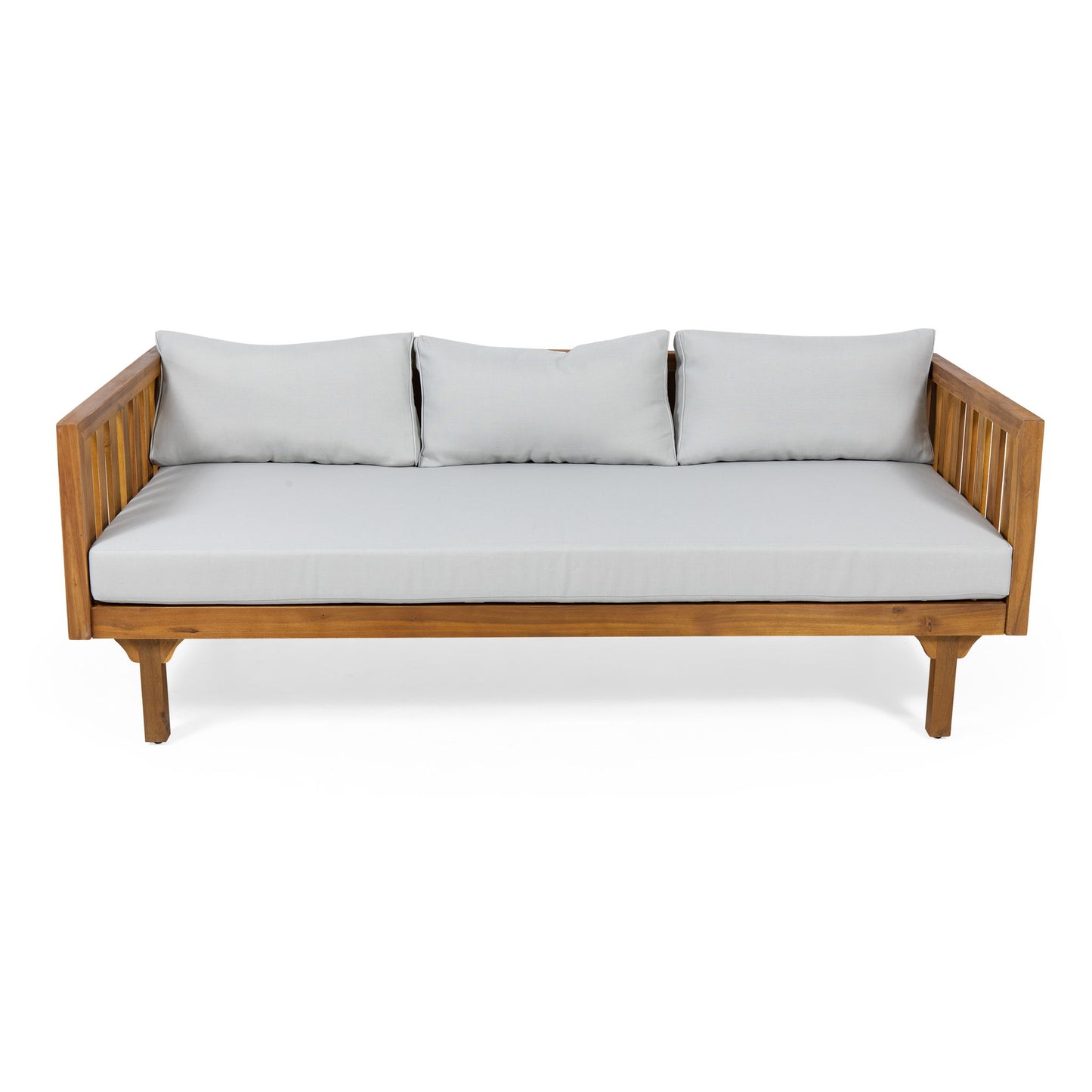 Claremont - 3 Seater Daybed Teak Acacia Wood Water Resistant Cushions