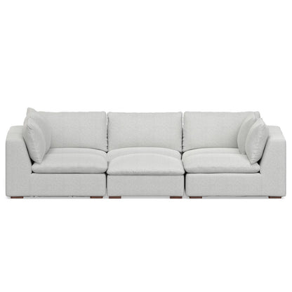 Jasmine - Pit Sectional Sofa - Gray