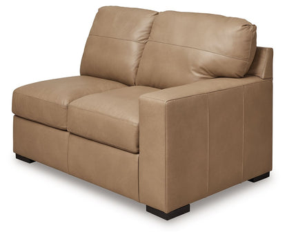 Bandon - Toffee - 4-Piece Sectional With Raf Loveseat - Leather Match