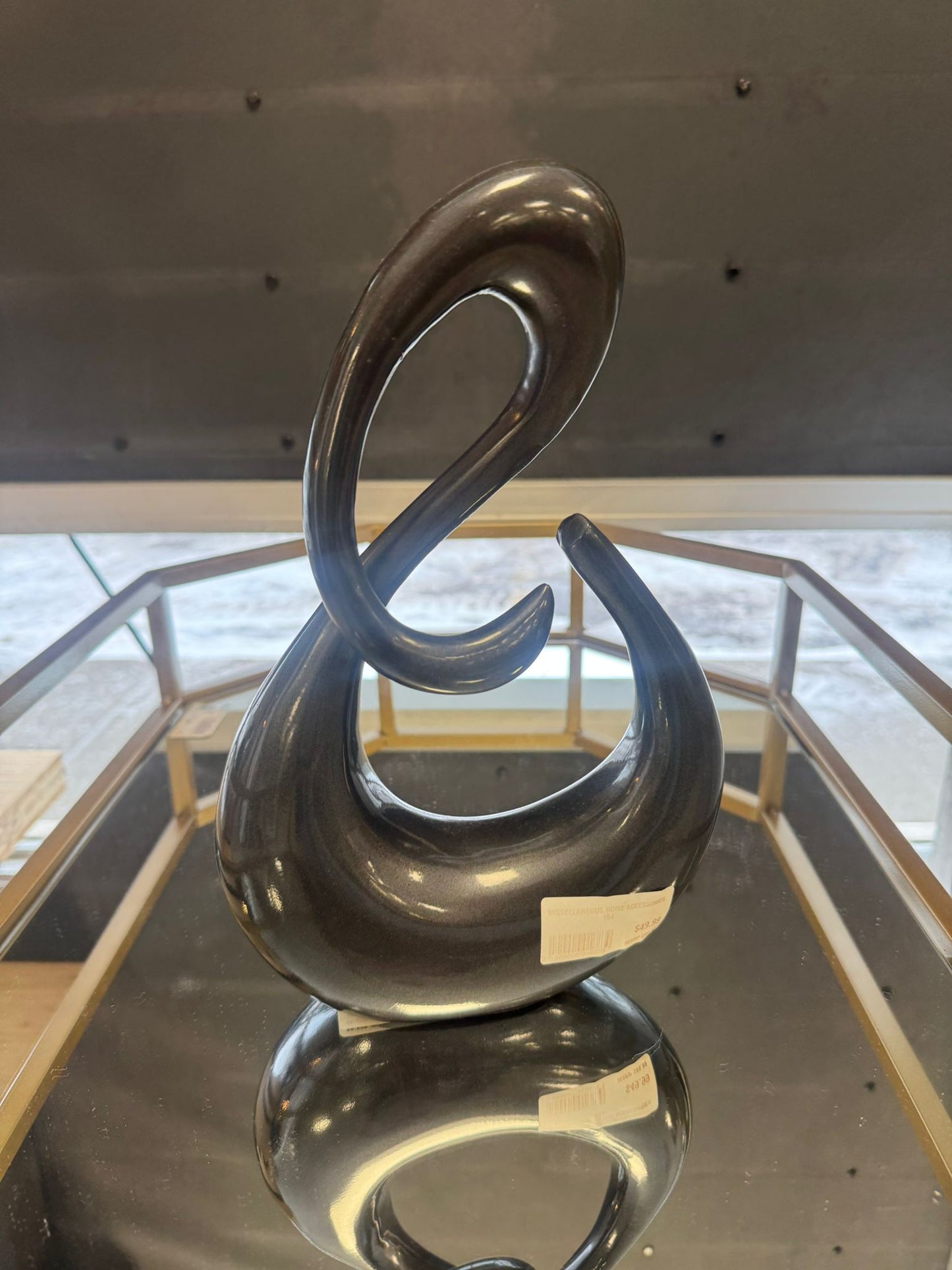 MISCELLANEOUS HOME ACCESSORIES 194 - black abstract sculpture
