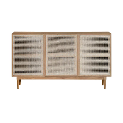 LH IMPORTS CANE SIDEBOARD - NATURAL - CAN003B-N