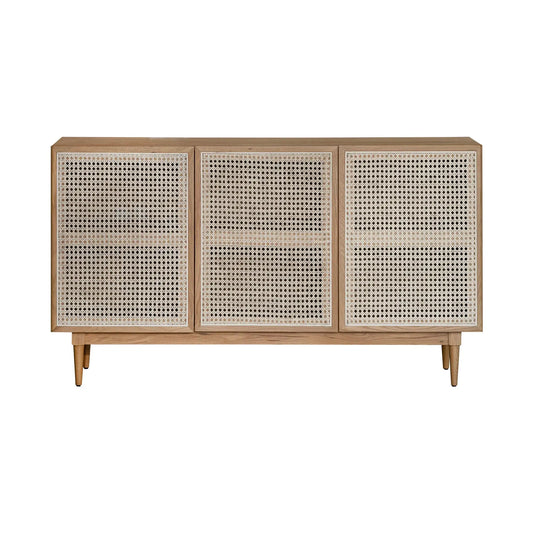 LH IMPORTS CANE SIDEBOARD - NATURAL - CAN003B-N