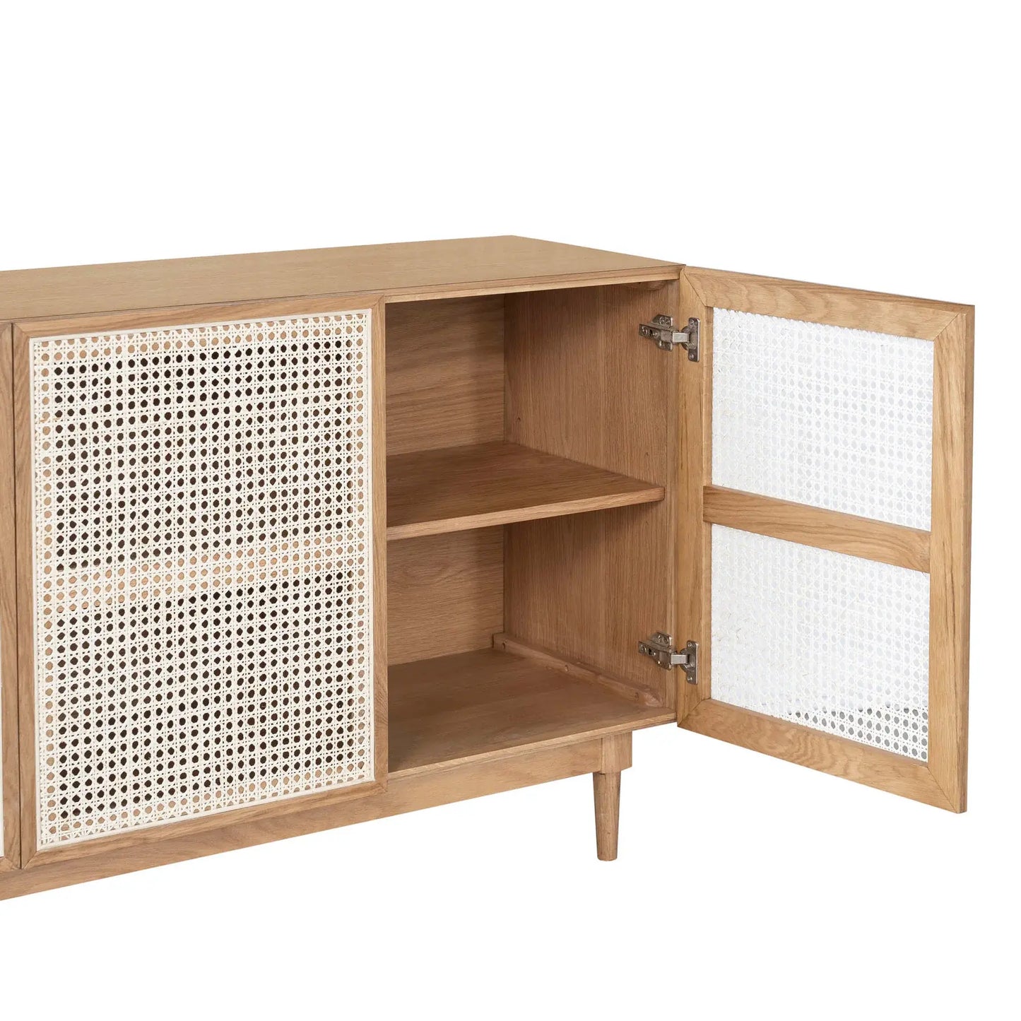 LH IMPORTS CANE SIDEBOARD - NATURAL - CAN003B-N